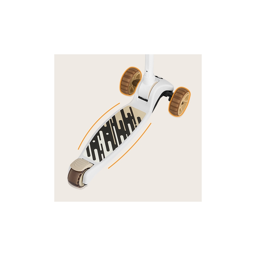 Lionelo - Kinderroller 2in1 FRANKY weiß/beige