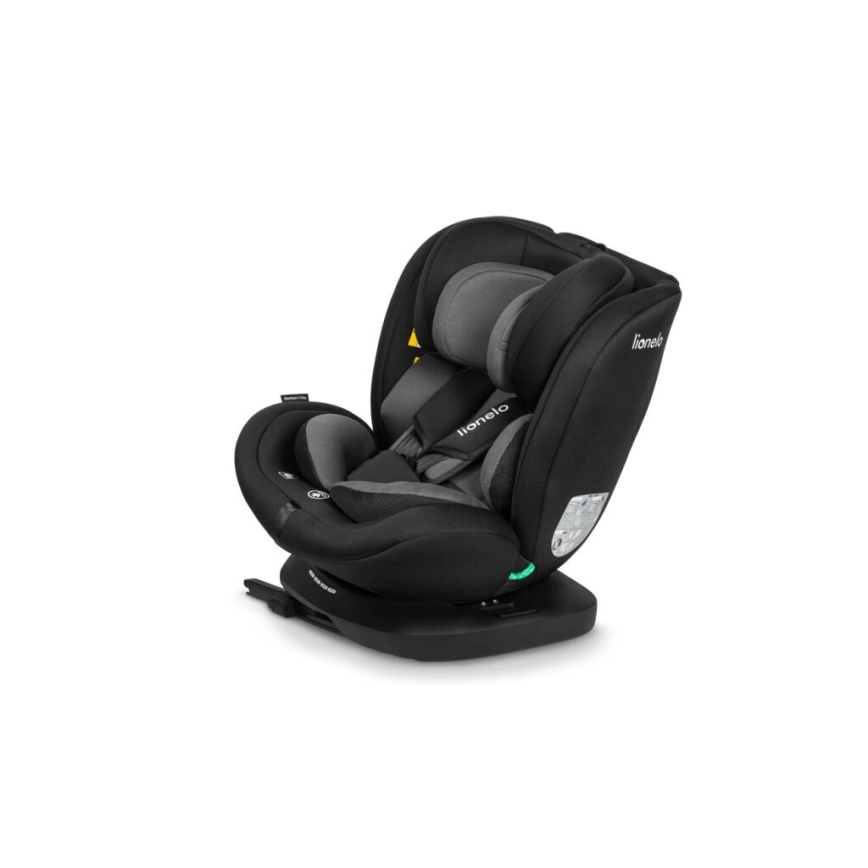 Lionelo - Kindersitz BASTIAAN i-Size 40-150 cm schwarz/grau