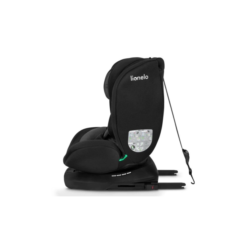 Lionelo - Kindersitz BASTIAAN i-Size 40-150 cm schwarz/grau
