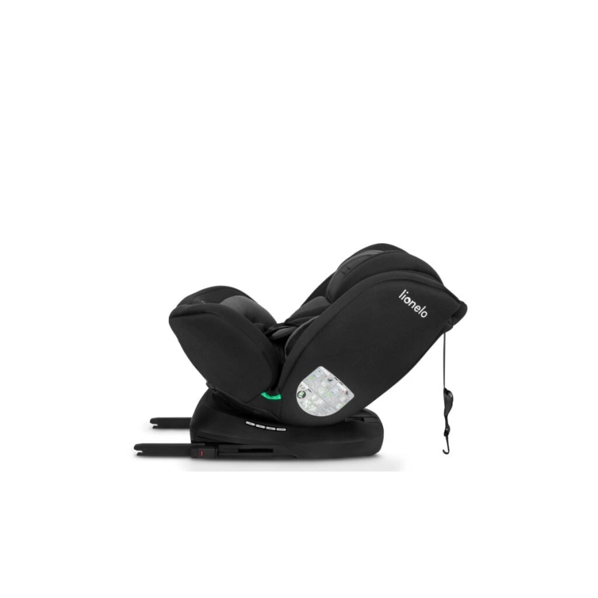 Lionelo - Kindersitz BASTIAAN i-Size 40-150 cm schwarz/grau
