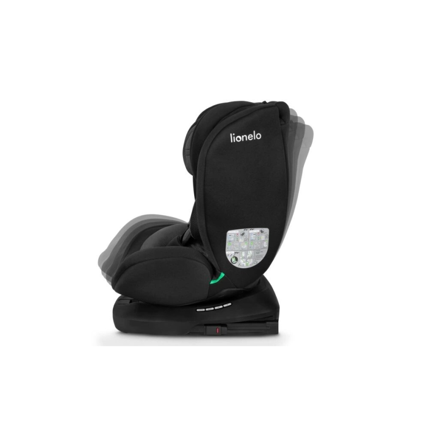 Lionelo - Kindersitz BASTIAAN i-Size 40-150 cm schwarz/grau