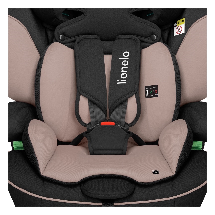 Lionelo - Kindersitz LEVI i-Size 76-150 cm Latte-Beige