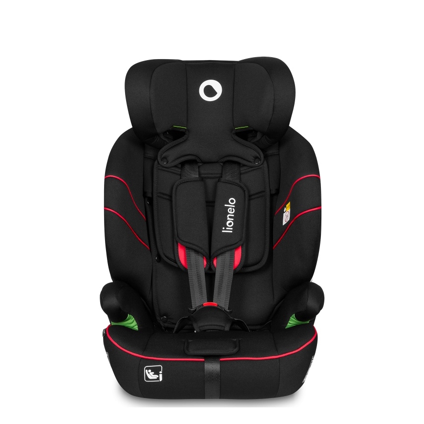 Lionelo - Kindersitz LEVI i-Size 76-150 cm Sportliches Schwarz