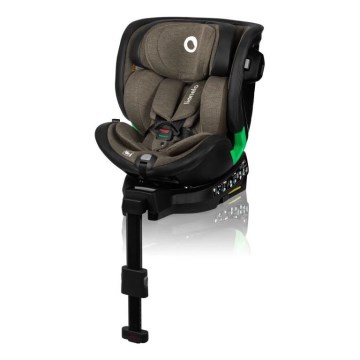 Lionelo - Kindersitz mit Basis drehbar HARMONY i-Size 40-150 cm schwarz/oliv