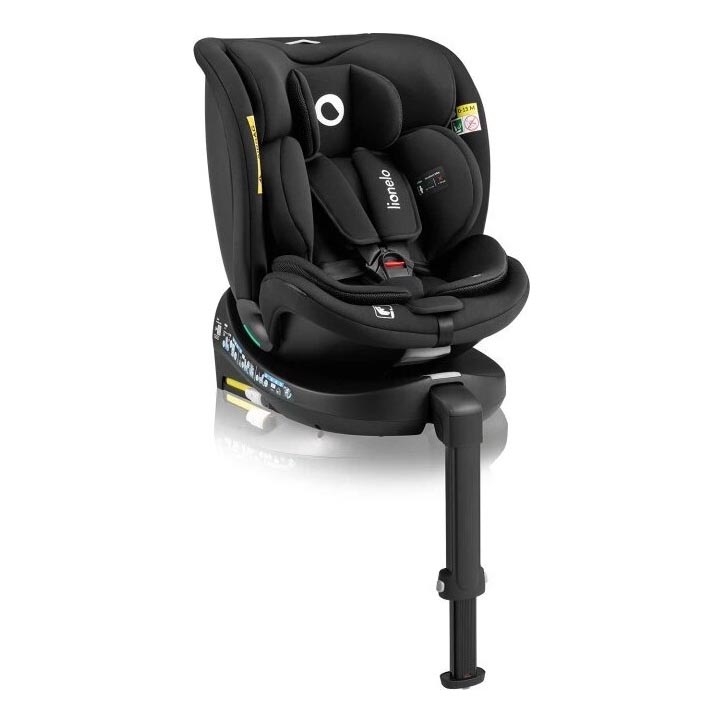 Lionelo - Kindersitz mit Basis, drehbar NAVY i-Size 40-150 cm schwarz