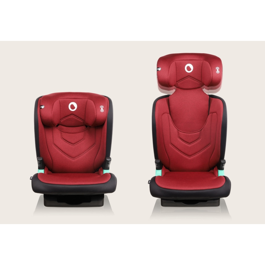 Lionelo - Kindersitz NEAL i-Size 100-150 cm Burgunderrot