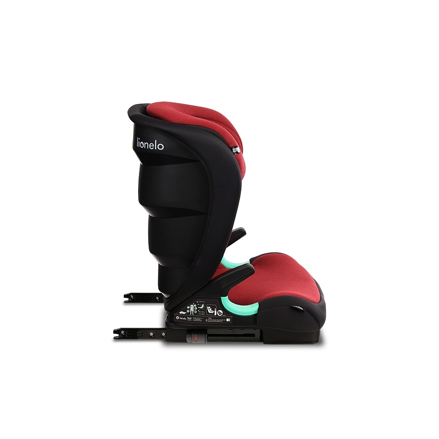 Lionelo - Kindersitz NEAL i-Size 100-150 cm Burgunderrot