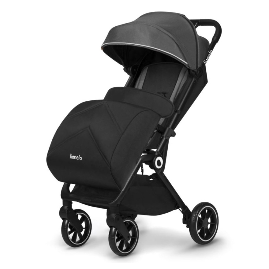 Lionelo - Kinderwagen CLOE schwarz/grau