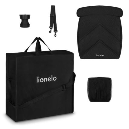Lionelo - Kinderwagen CLOE schwarz/grau