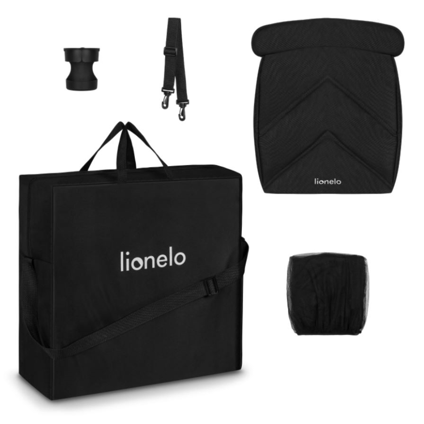 Lionelo - Kinderwagen CLOE schwarz/grau