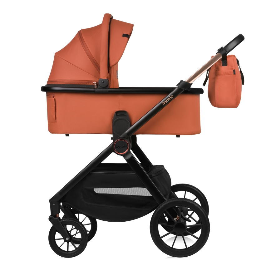 Lionelo - Kombi-Kinderwagen 2-in-1 LAYLA Braun Rost