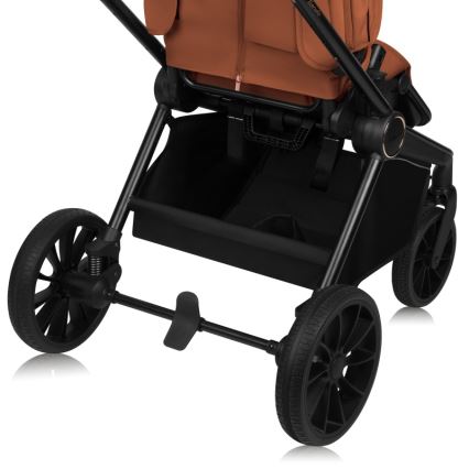 Lionelo - Kombi-Kinderwagen 2-in-1 MIKA PLUS Brown Rust