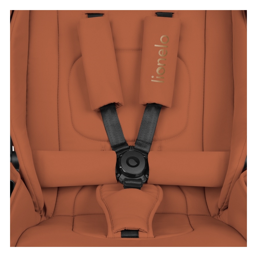 Lionelo - Kombi-Kinderwagen 2-in-1 MIKA PLUS Brown Rust