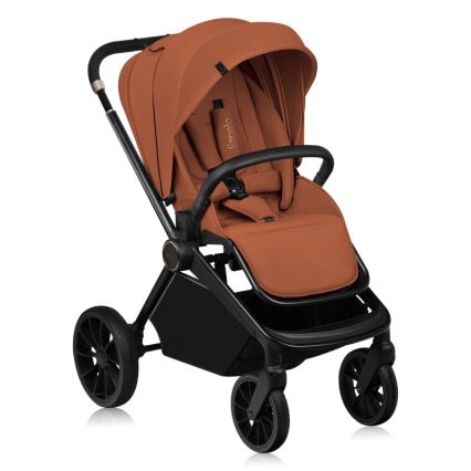 Lionelo - Kombi-Kinderwagen 2-in-1 MIKA PLUS Brown Rust