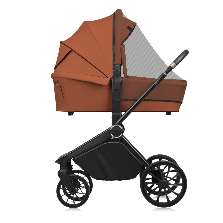 Lionelo - Kombi-Kinderwagen 2-in-1 MIKA PLUS Brown Rust