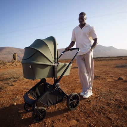 Lionelo - Kombi-Kinderwagen 2-in-1 MIKA PLUS Olivgrün