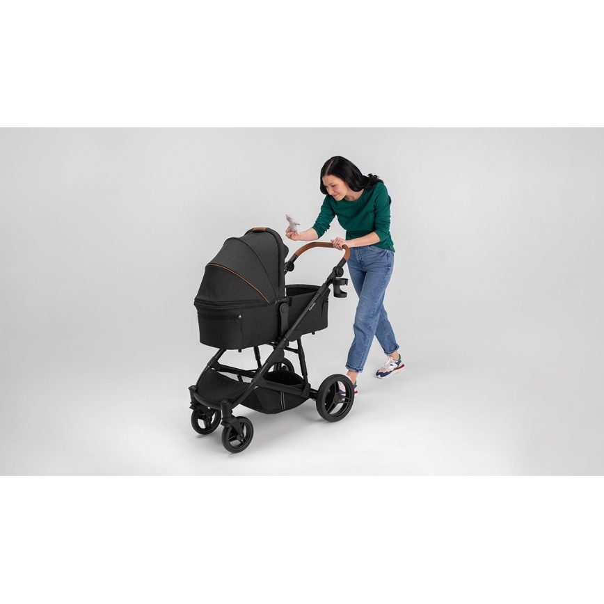 Lionelo - Kombi-Kinderwagen 3-in-1 MARI TOUR Black Onyx
