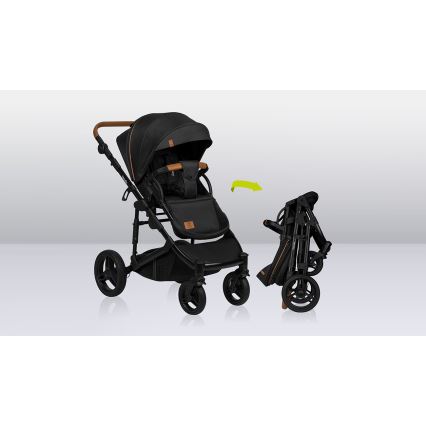 Lionelo - Kombi-Kinderwagen 3-in-1 MARI TOUR Black Onyx