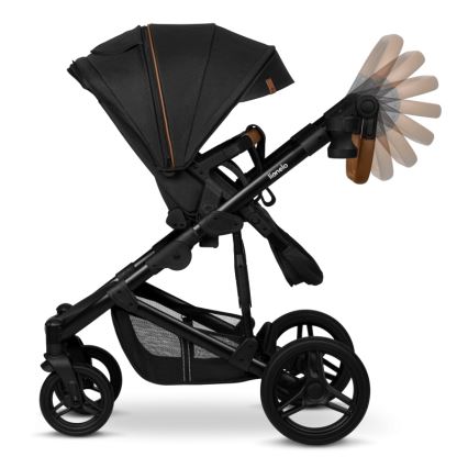 Lionelo - Kombi-Kinderwagen 3-in-1 MARI TOUR Black Onyx