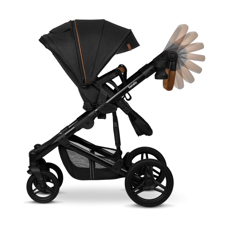 Lionelo - Kombi-Kinderwagen 3-in-1 MARI TOUR Black Onyx