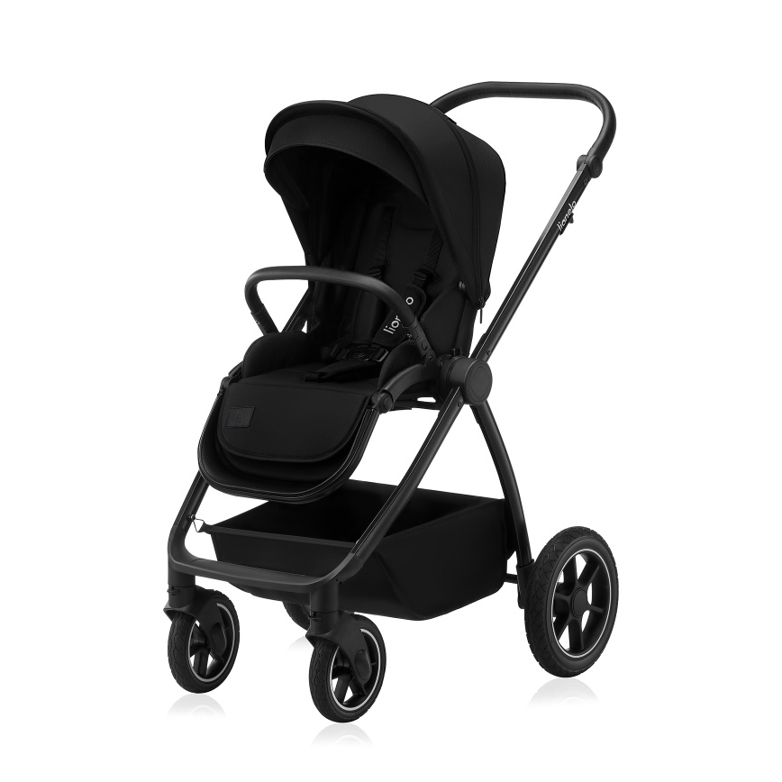 Lionelo - Kombi-Kinderwagen 3-in-1 MERIL Black Onyx