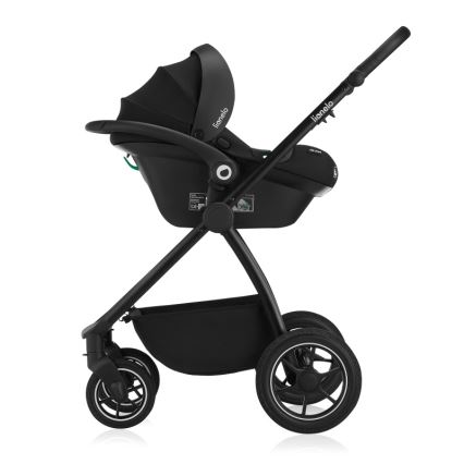 Lionelo - Kombi-Kinderwagen 3-in-1 MERIL Black Onyx