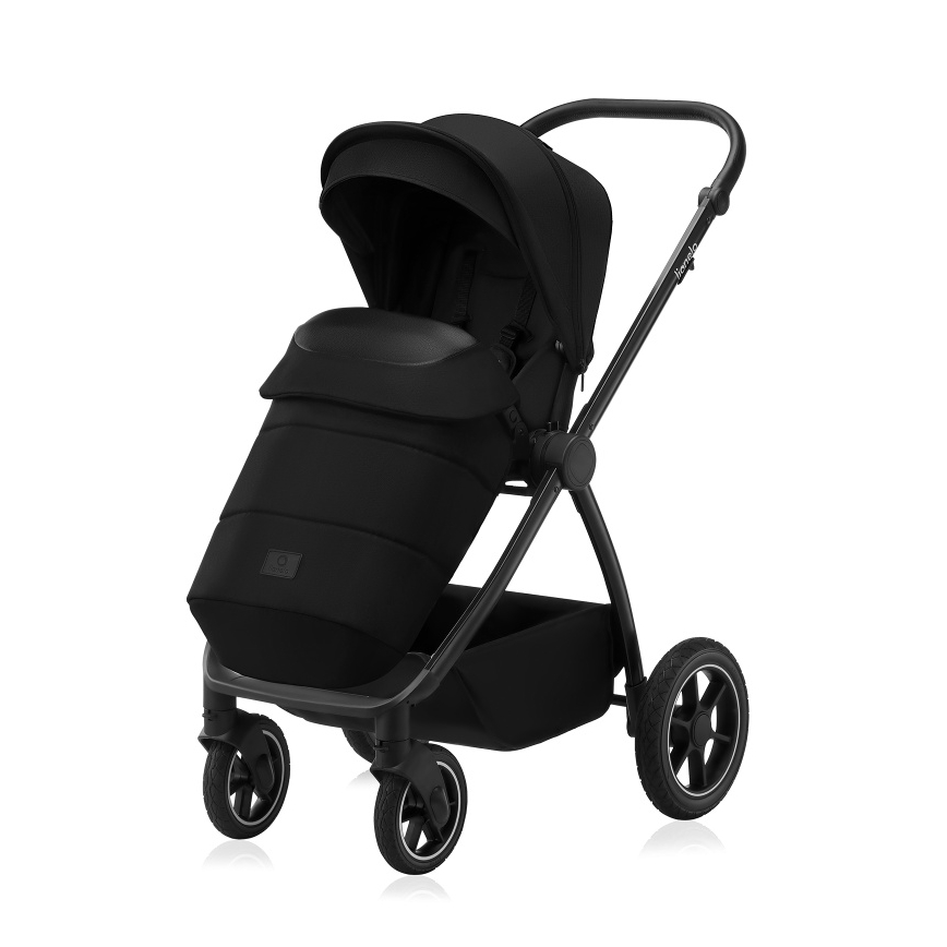 Lionelo - Kombi-Kinderwagen 3-in-1 MERIL Black Onyx