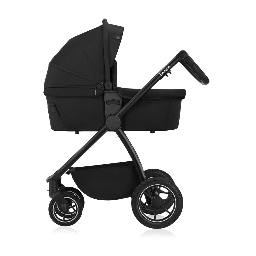 Lionelo - Kombi-Kinderwagen 3-in-1 MERIL Black Onyx