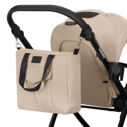 Lionelo - Kombikinderwagen 2-in-1 MERIL Beige Sand