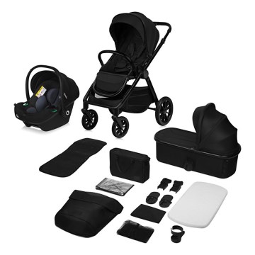 Lionelo - Kombikinderwagen 3-in-1 LAYLA Black Onyx