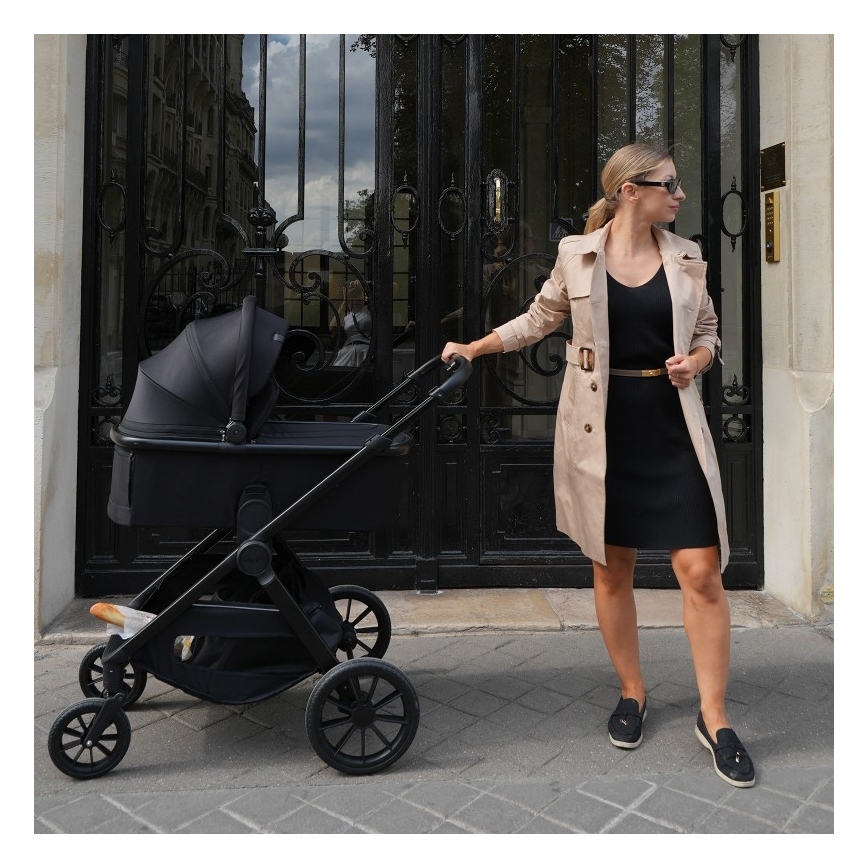 Lionelo - Kombikinderwagen 3-in-1 LAYLA Black Onyx