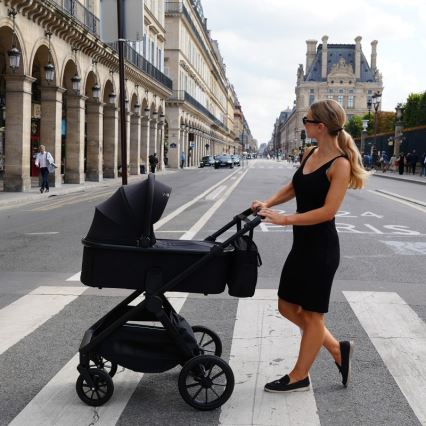 Lionelo - Kombikinderwagen 3-in-1 LAYLA Black Onyx