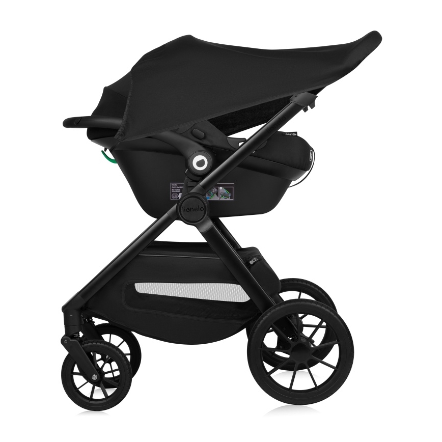 Lionelo - Kombikinderwagen 3-in-1 LAYLA Black Onyx