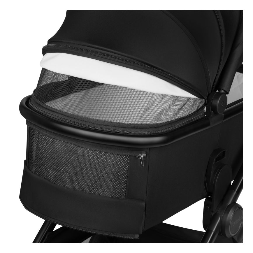 Lionelo - Kombikinderwagen 3-in-1 LAYLA Black Onyx