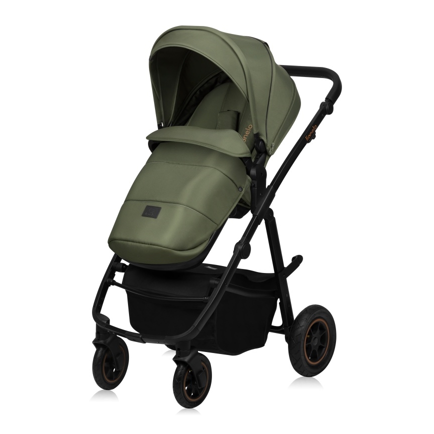 Lionelo - Kombinierter 2-in-1 Kinderwagen AMBER PLUS Green Forest