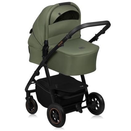Lionelo - Kombinierter 2-in-1 Kinderwagen AMBER PLUS Green Forest
