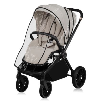 Lionelo - Kombinierter 2-in-1-Kinderwagen MIKA PLUS Beige Sand