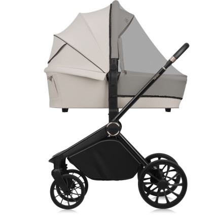 Lionelo - Kombinierter 2-in-1-Kinderwagen MIKA PLUS Beige Sand