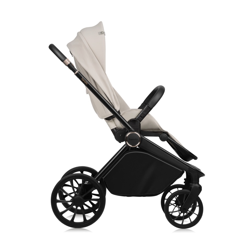 Lionelo - Kombinierter 2-in-1-Kinderwagen MIKA PLUS Beige Sand