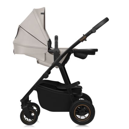 Lionelo - Kombinierter 3-in-1-Kinderwagen AMBER PLUS Sandbeige