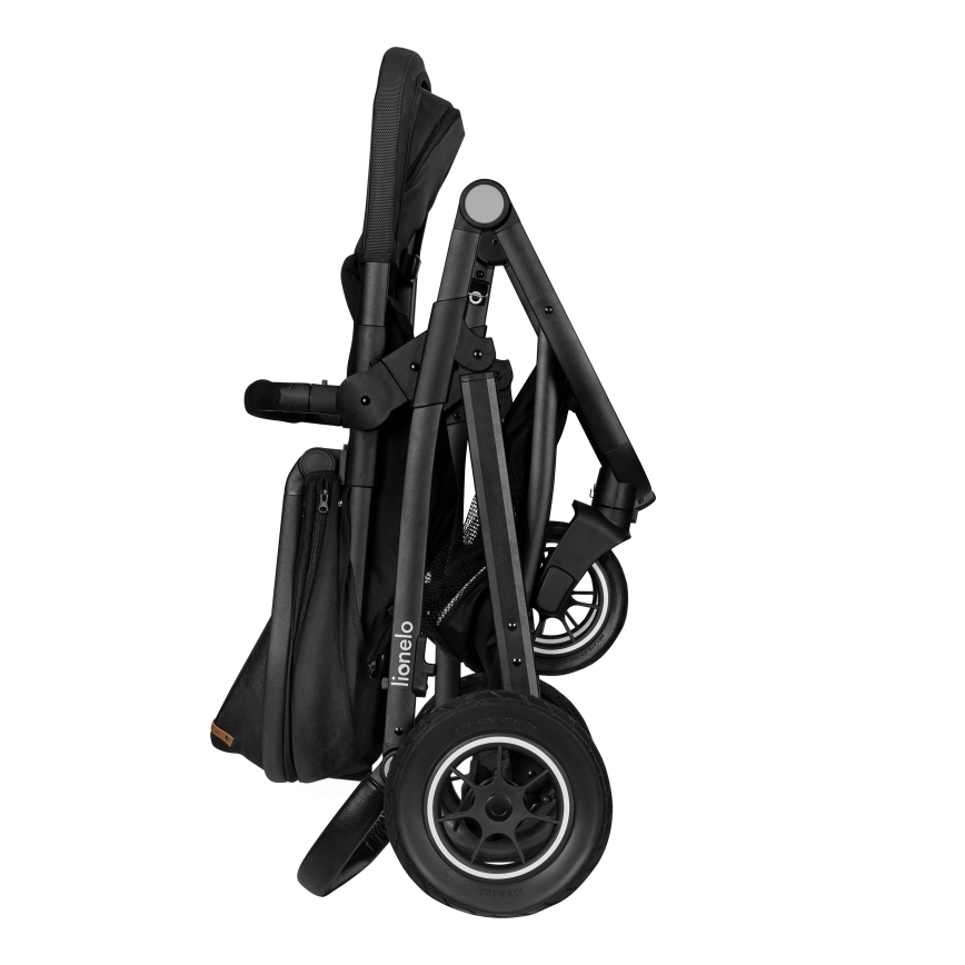 Lionelo - Kombinierter 3-in-1-Kinderwagen BIANKA Schwarz Onyx