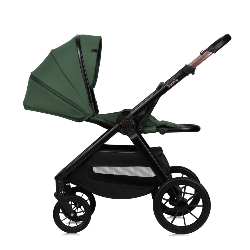 Lionelo - Kombinierter 3-in-1-Kinderwagen LAYLA Green Forest