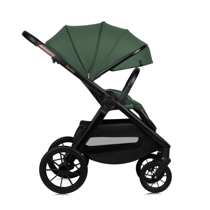 Lionelo - Kombinierter 3-in-1-Kinderwagen LAYLA Green Forest