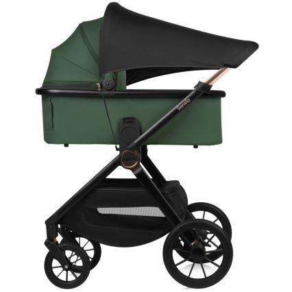 Lionelo - Kombinierter 3-in-1-Kinderwagen LAYLA Green Forest