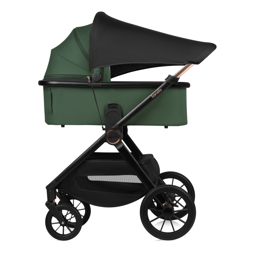 Lionelo - Kombinierter 3-in-1-Kinderwagen LAYLA Green Forest