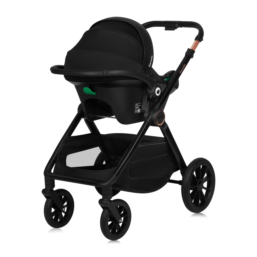 Lionelo - Kombinierter 3-in-1-Kinderwagen LAYLA Green Forest