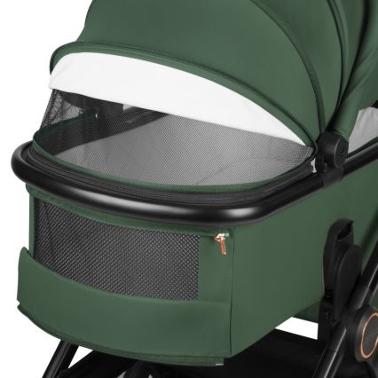 Lionelo - Kombinierter 3-in-1-Kinderwagen LAYLA Green Forest