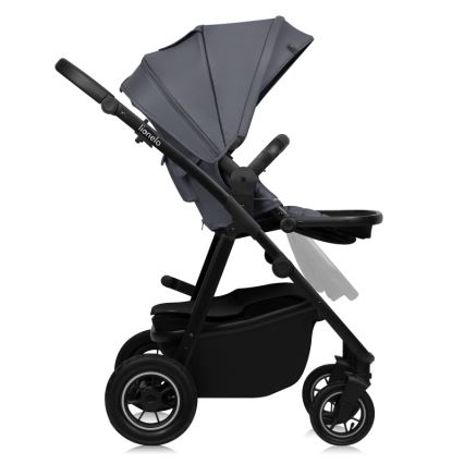 Lionelo - Kombinierter Kinderwagen 2-in-1 AMBER PLUS Grau Graphit