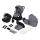 Lionelo - Kombinierter Kinderwagen 3-in-1 MIKA PLUS Grey Stone