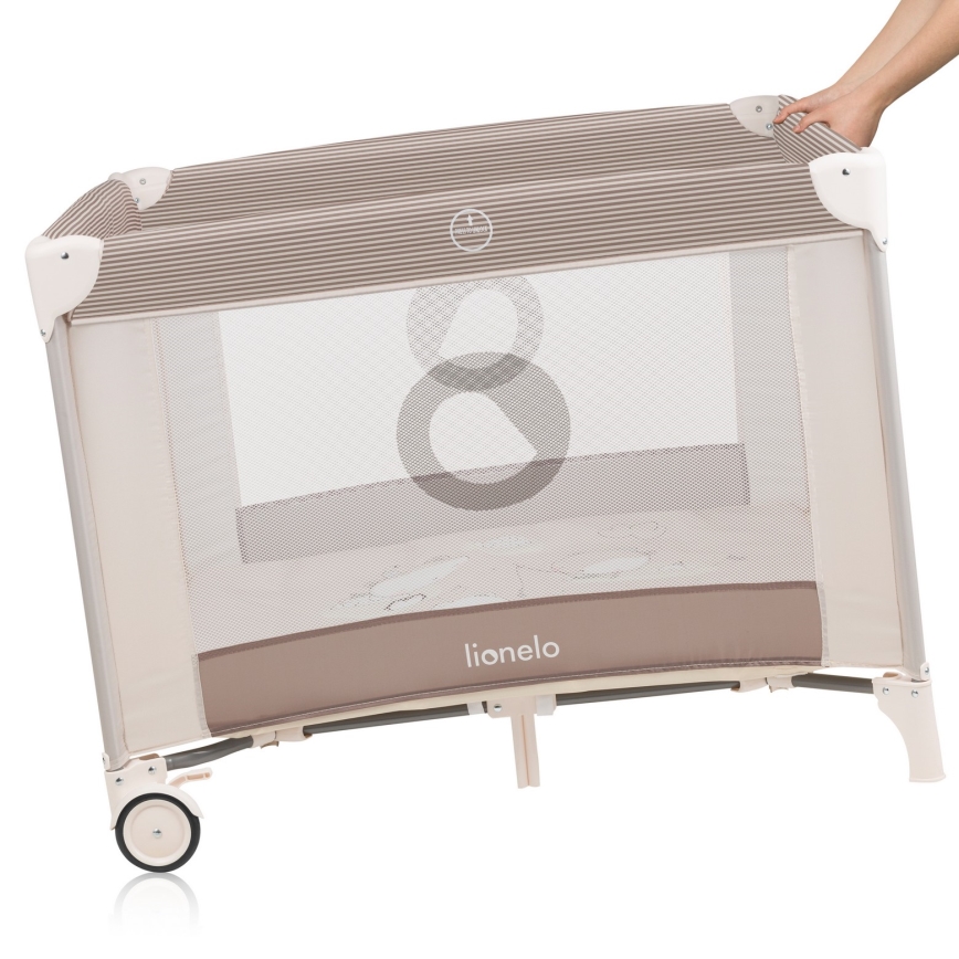 Lionelo - Laufgitter BONNIE Beige Sand